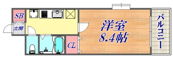 ビレッジ春日野道の物件間取画像